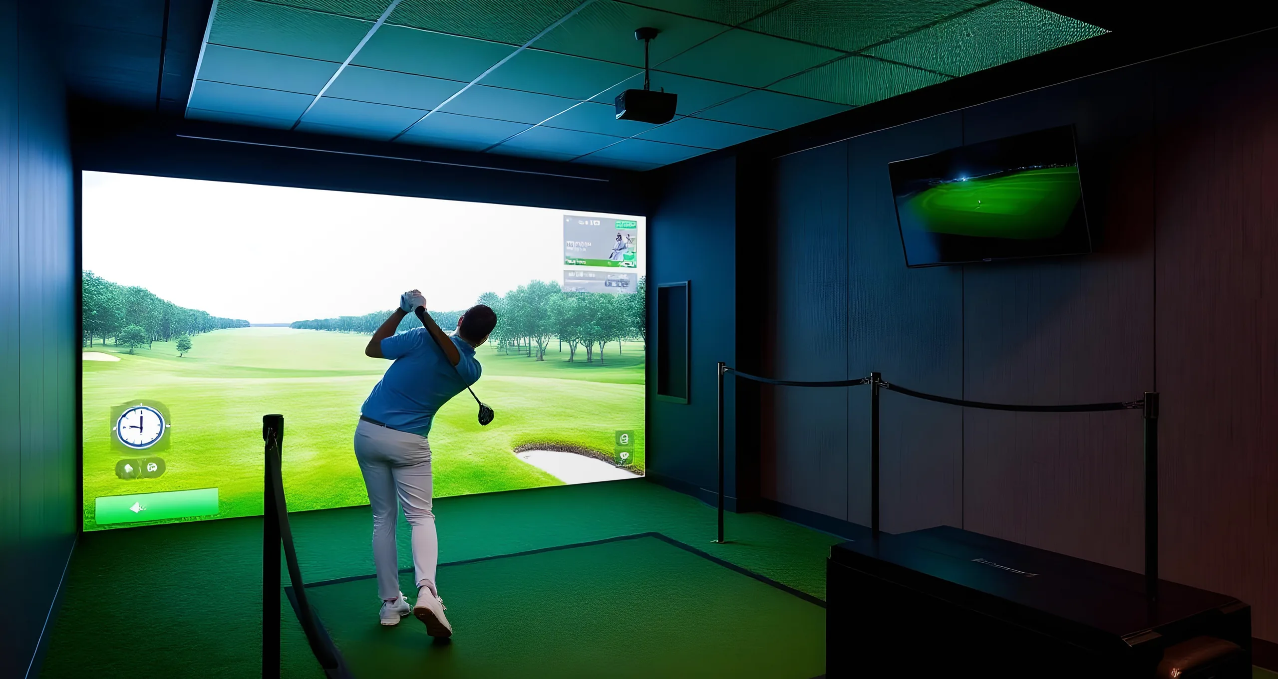 2 Golf Simulators